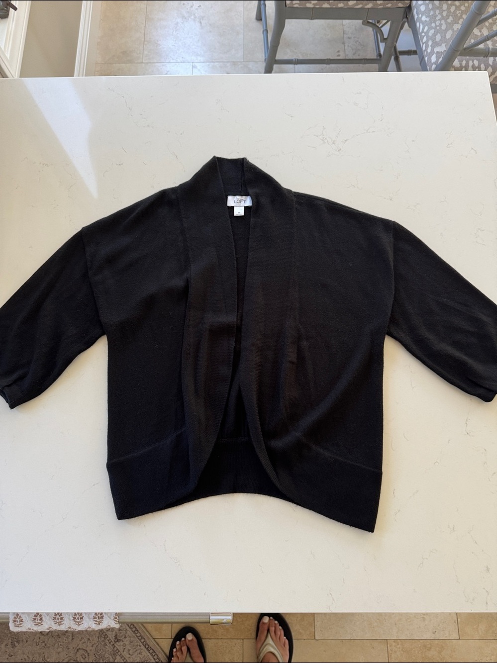Ann Taylor LOFT Black Cardigan Size: Medium